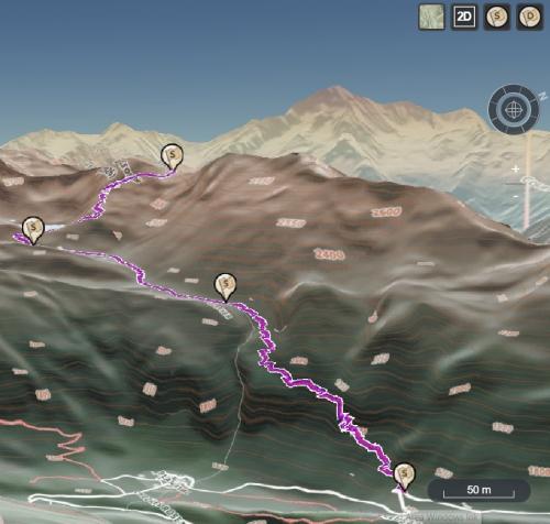 Mappe D Itinerari Ed Escursioni Montagna Vda